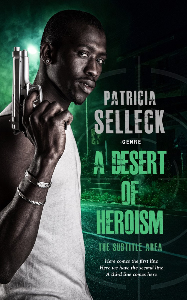 Front view of Pale Slate #3629 - Premade Mystery & Thriller & Suspense Book Cover