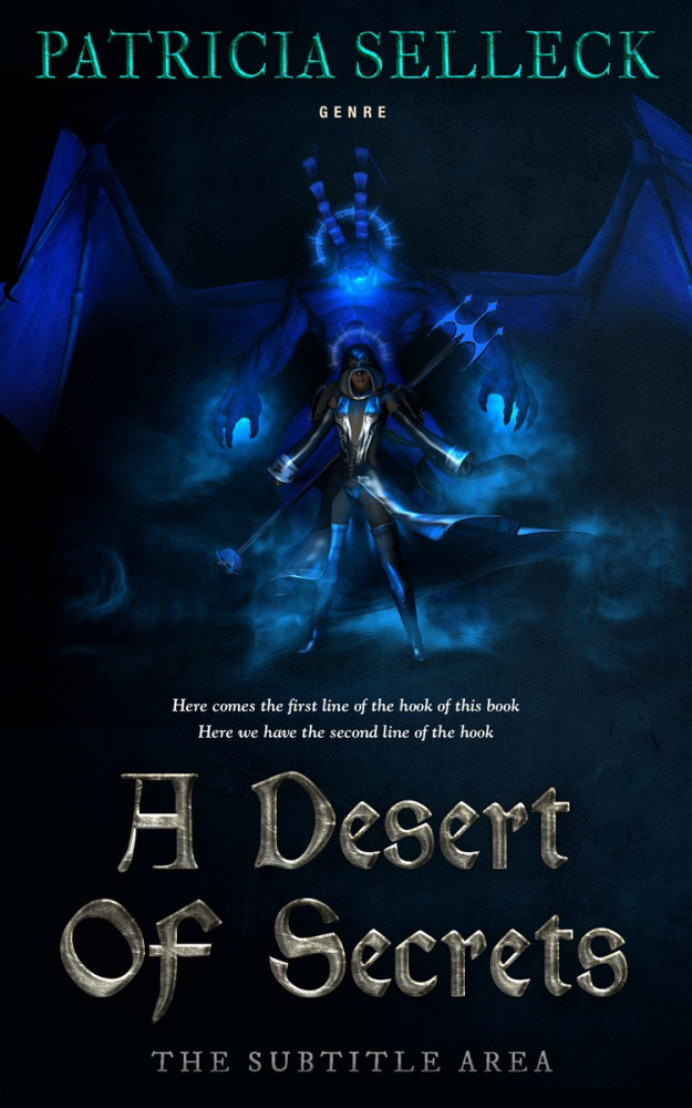 Front view of Firefly #3636 - Premade Fantasy Book Cover