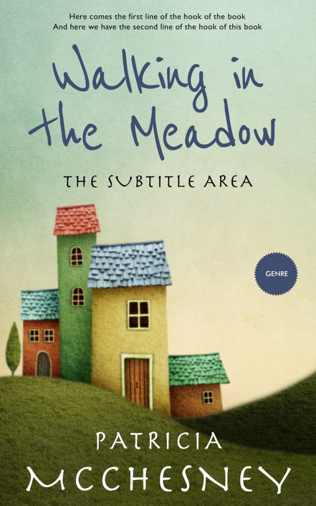 Front view of Green Mist #3678 - Premade Fantasy Book Cover