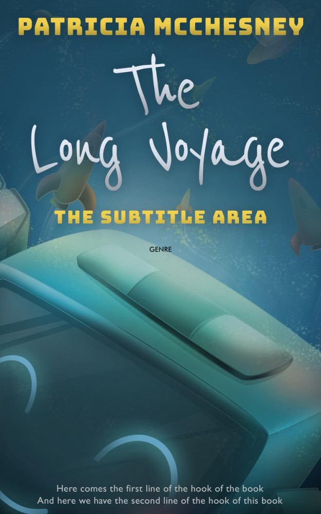 Front view of Casal #3681 - Premade Science Fiction Book Cover