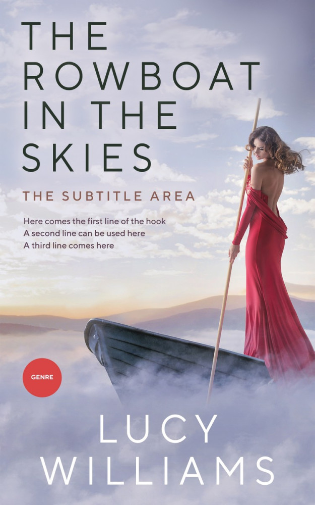 Front view of Gray Suit #3744 - Premade Chick Lit Book Cover