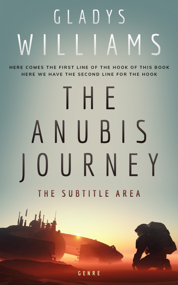 Front view of Green Spring #3761 - Premade Science Fiction Book Cover