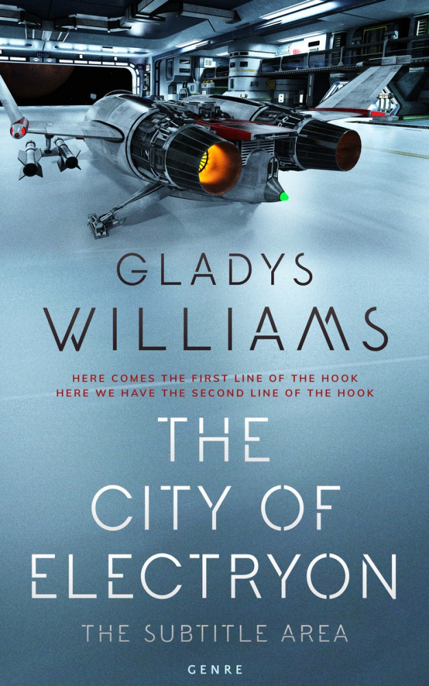 Front view of Hoki #3770 - Premade Science Fiction Book Cover