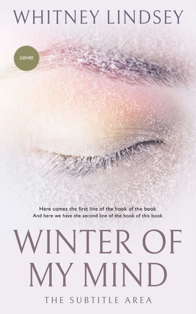 Front view of Soft Peach #3776 - Premade Mystery & Thriller & Suspense Book Cover