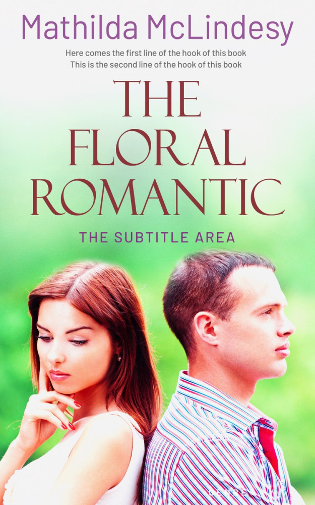 Front view of Willow Brook #3808 - Premade Romance Book Cover