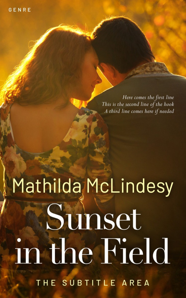 Front view of Deep Oak #3811 - Premade Romance Book Cover