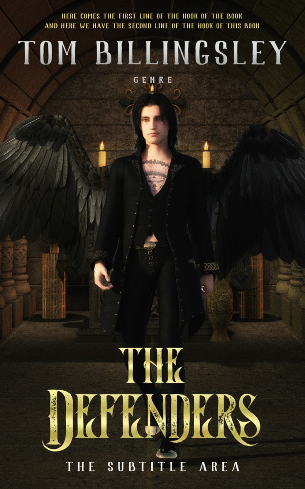 Front view of Zeus #3832 - Premade Fantasy Book Cover
