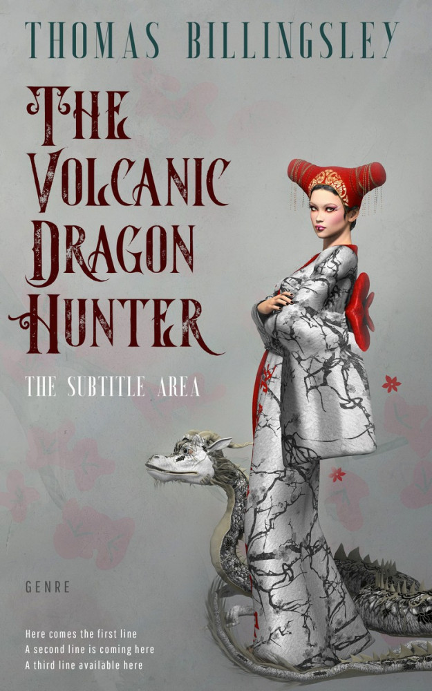 Front view of Star Dust #3854 - Premade Fantasy Book Cover