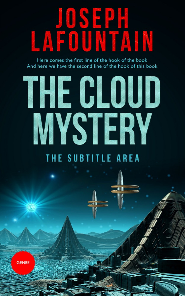 Front view of Del Rio #3862 - Premade Science Fiction Book Cover