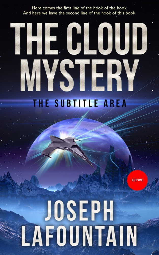 Front view of Mirage #3863 - Premade Science Fiction Book Cover