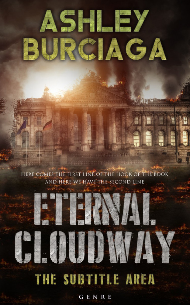 Front view of Oil #3871 - Premade Mystery & Thriller & Suspense Book Cover