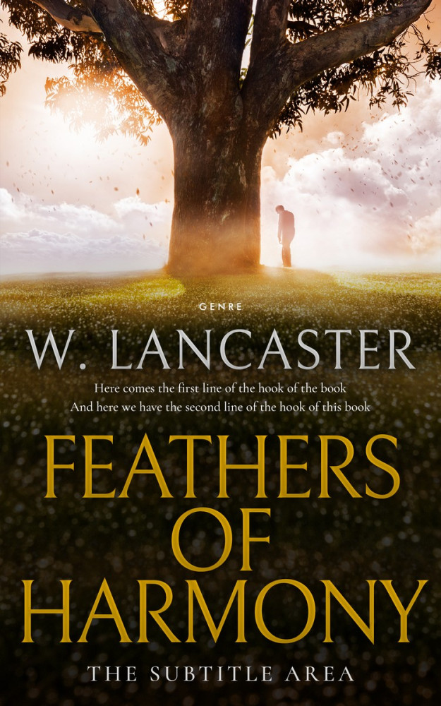 Front view of Karaka #3925 - Premade Fantasy Book Cover