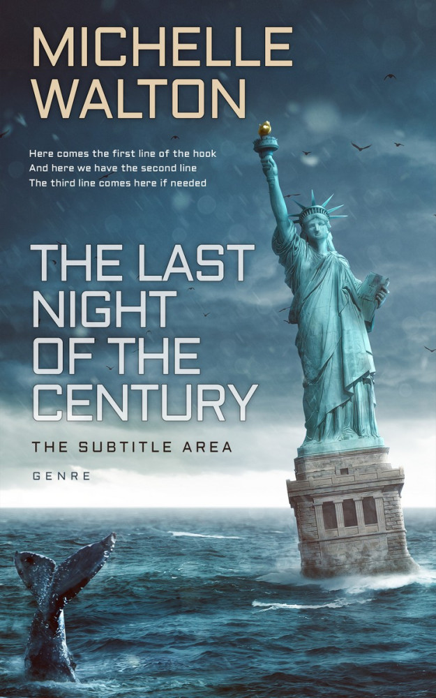 Front view of Blue Bayoux #3936 - Premade Apocalyptica Book Cover