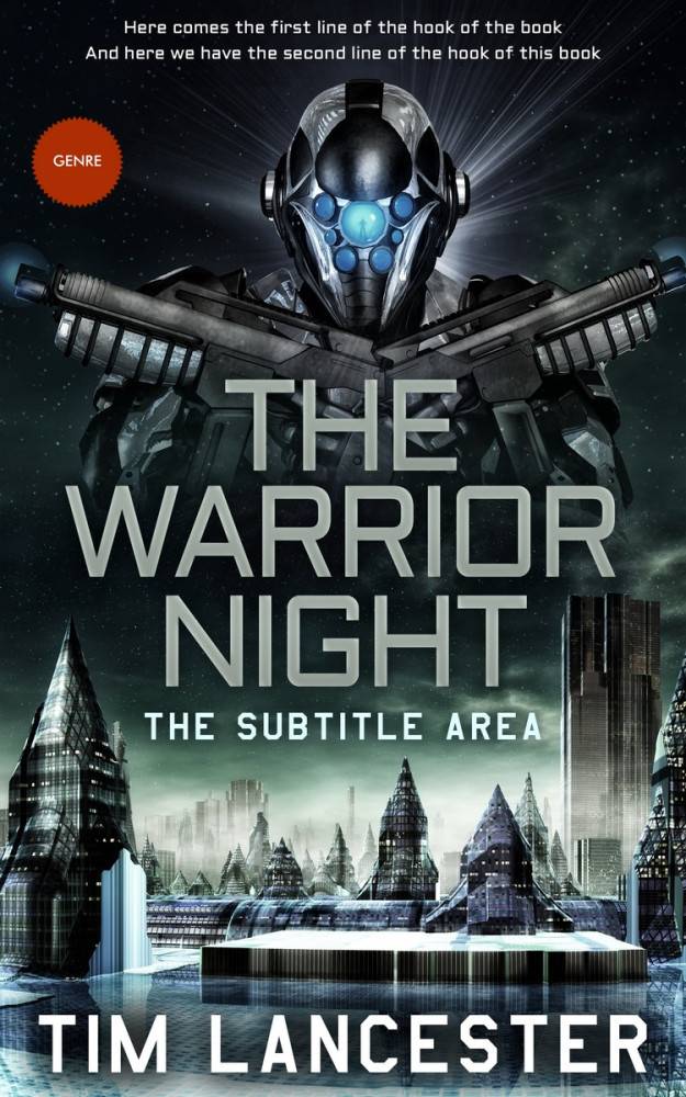 Front view of Pumice #3939 - Premade Science Fiction Book Cover