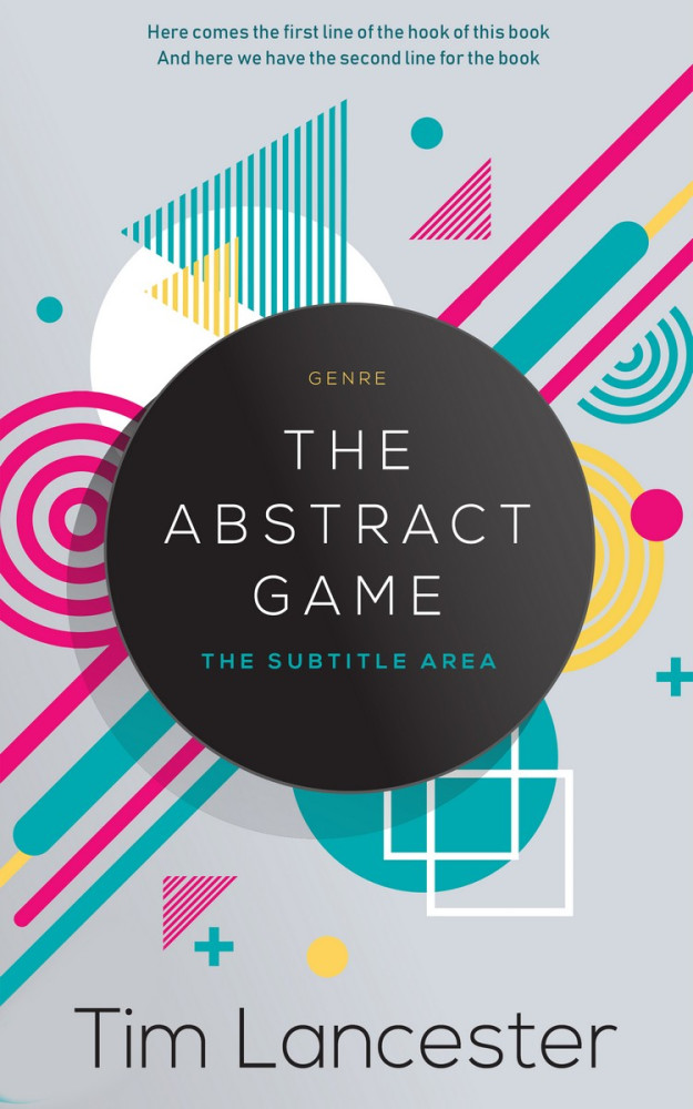 Front view of Iron #3953 - Premade Abstract Book Cover