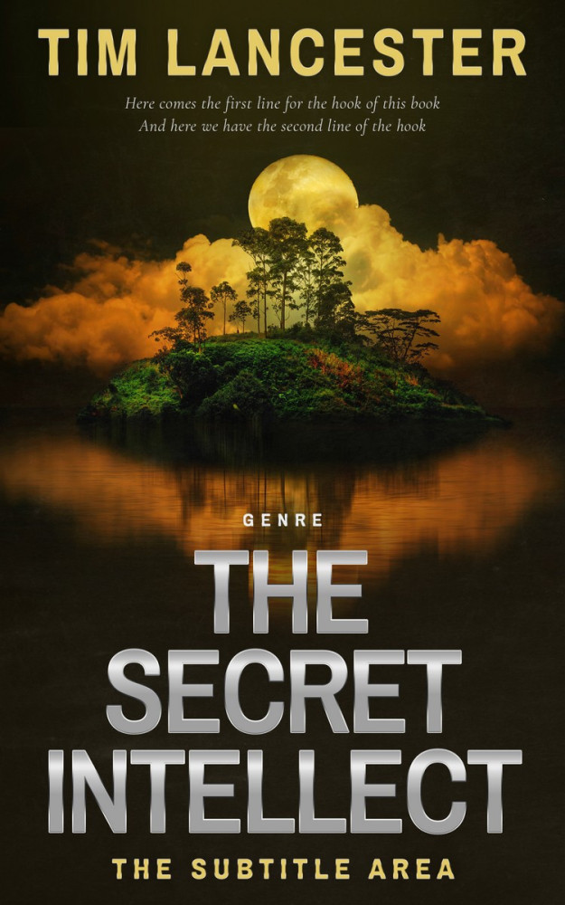 Front view of Husk #4000 - Premade Surreal Book Cover