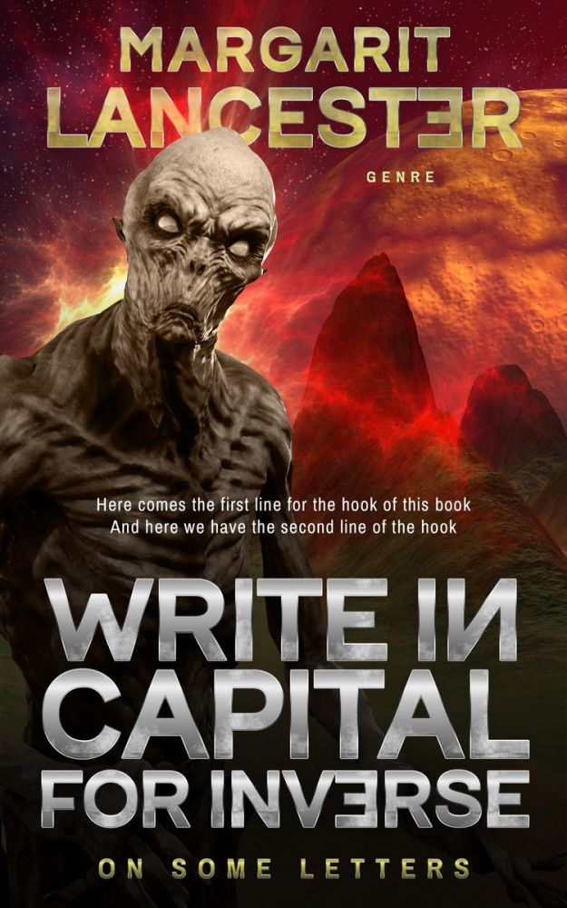 Front view of Tamarind #4005 - Premade Science Fiction Book Cover