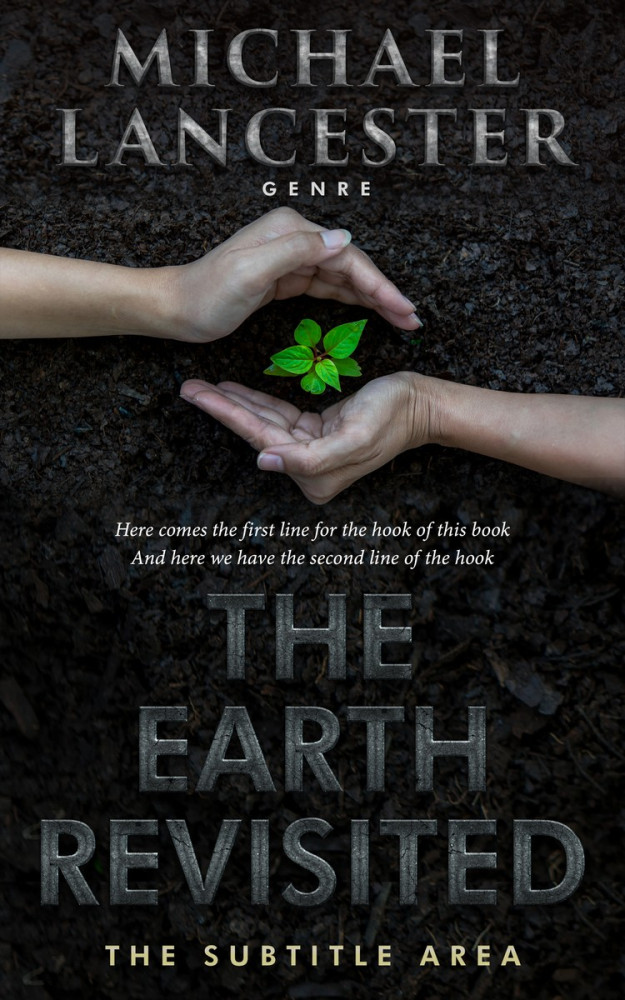 Front view of Cod Gray #4015 - Premade Science & Nature Book Cover