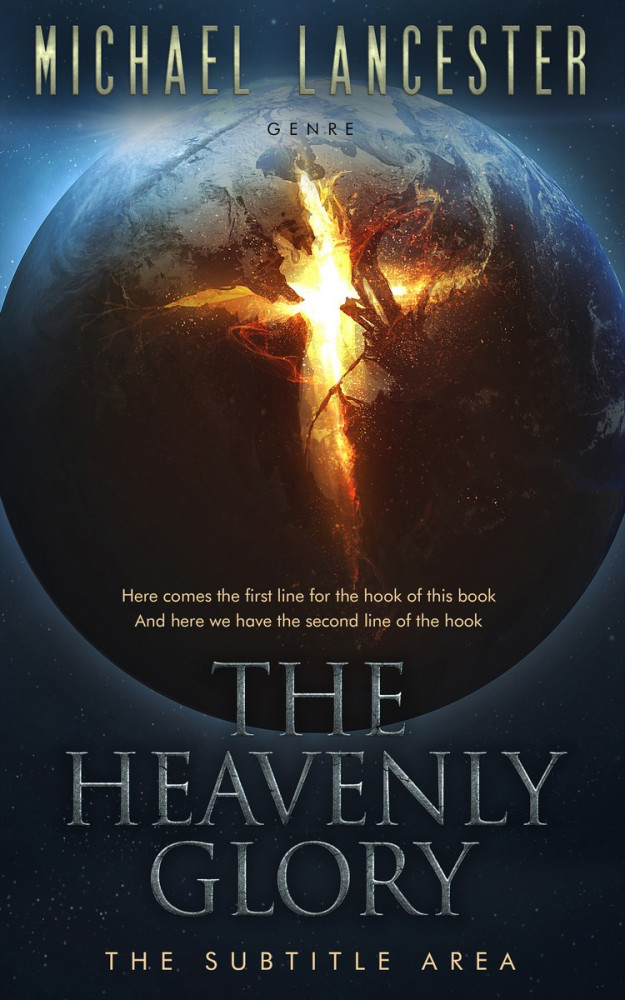 Front view of Shark #4032 - Premade Apocalyptica Book Cover