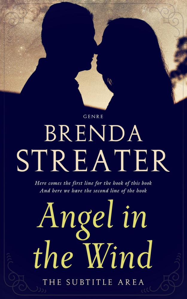 Front view of Sorrell Brown #4071 - Premade Romance Book Cover