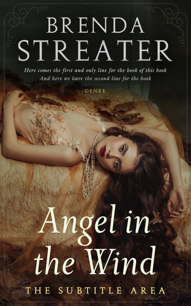 Front view of Zeus #4076 - Premade Romance Book Cover