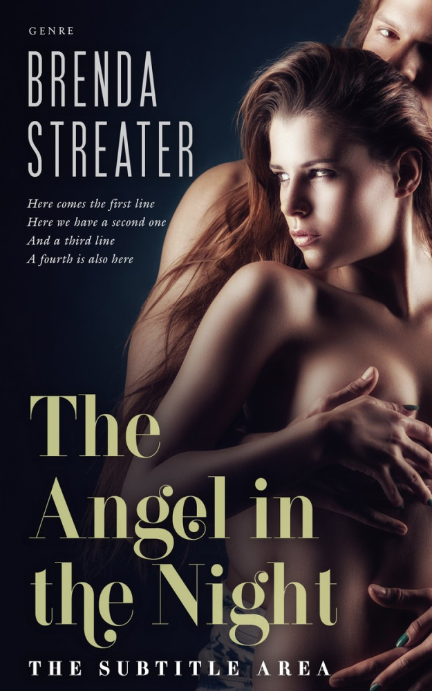 Front view of Indian Khaki #4087 - Premade Erotica Book Cover