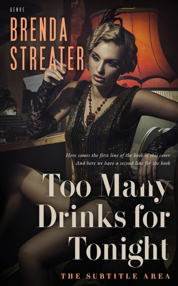 Front view of Cod Gray #4089 - Premade Action & Adventure Book Cover