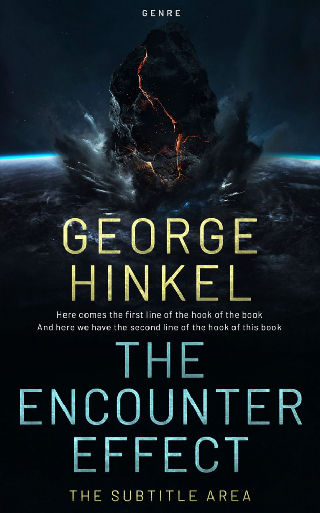 Front view of Bunker #4099 - Premade Apocalyptica Book Cover