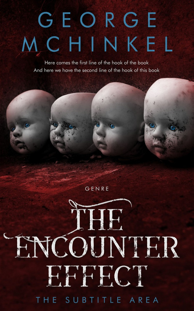 Front view of Coffee Bean #4116 - Premade Horror Book Cover