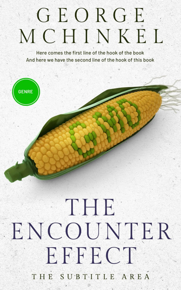 Front view of Gallery #4126 - Premade Science & Nature Book Cover