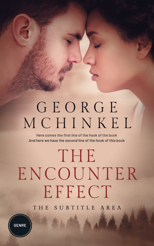 Front view of Quicksand #4133 - Premade Romance Book Cover