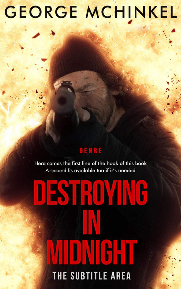 Front view of Manhattan #4144 - Premade Mystery & Thriller & Suspense Book Cover