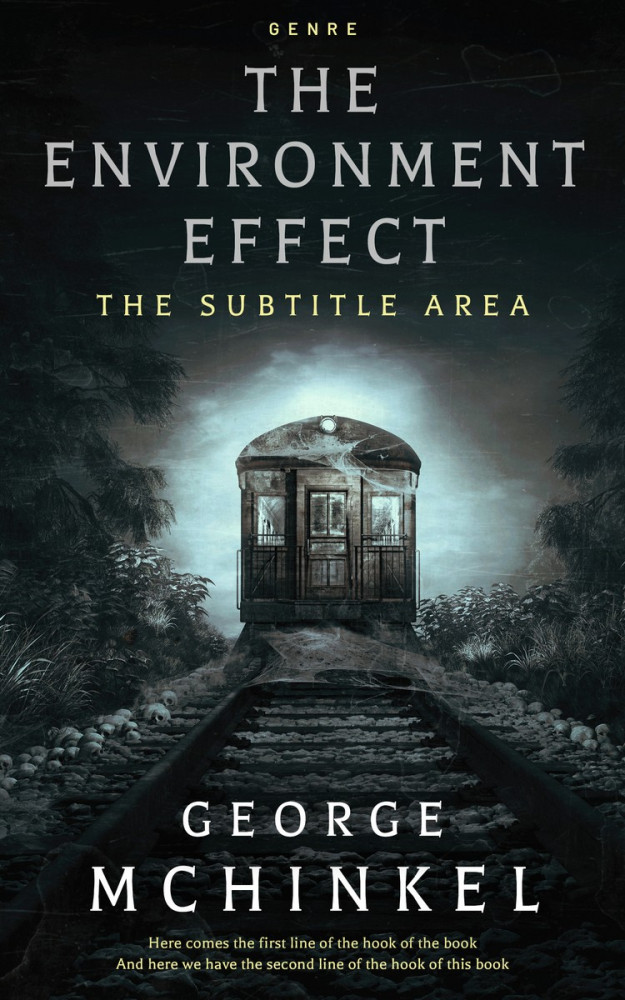 Front view of Woodsmoke #4177 - Premade Fantasy Book Cover