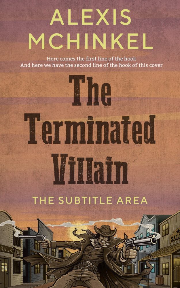 Front view of Leather #4195 - Premade Action & Adventure Book Cover