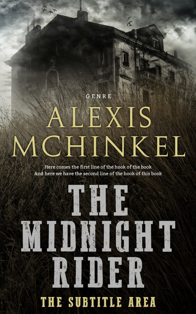 Front view of Zeus #4201 - Premade Mystery & Thriller & Suspense Book Cover