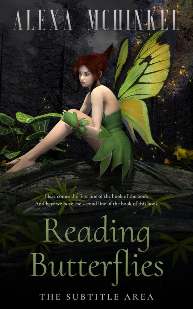 Front view of Log Cabin #4215 - Premade Fantasy Book Cover