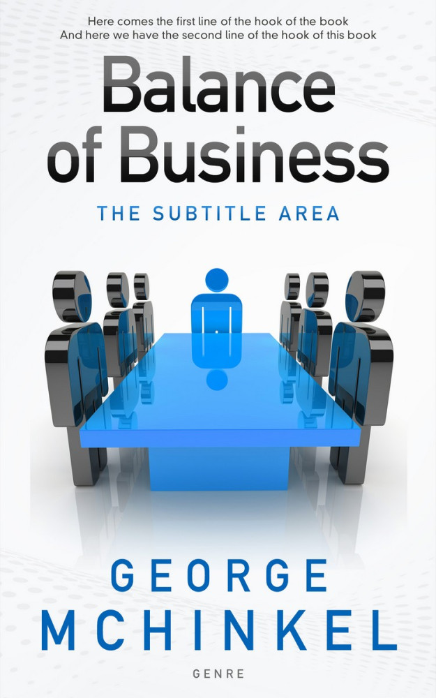 Front view of Athens Gray #4237 - Premade Business Book Cover