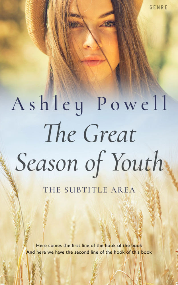 Front view of Tana #4248 - Premade Romance Book Cover