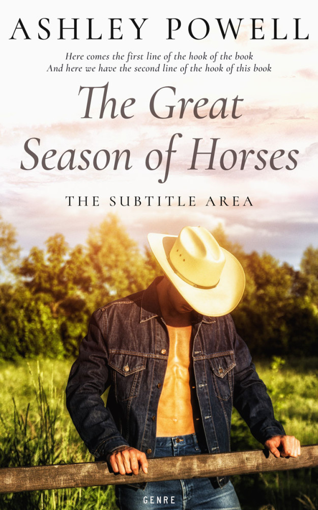 Front view of Merino #4255 - Premade Romance Book Cover