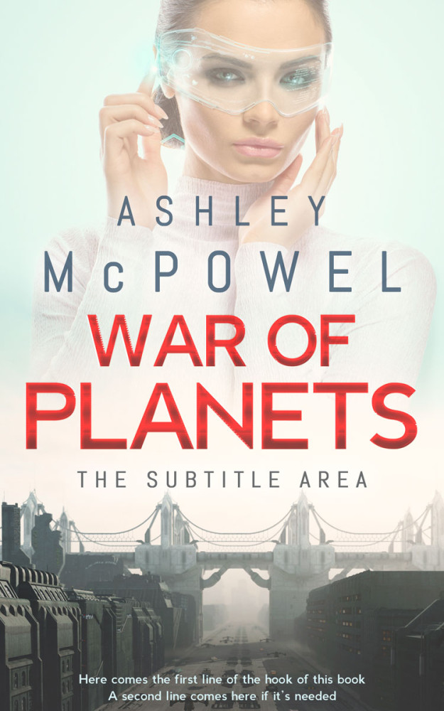 Front view of Cape Cod #4269 - Premade Science Fiction Book Cover