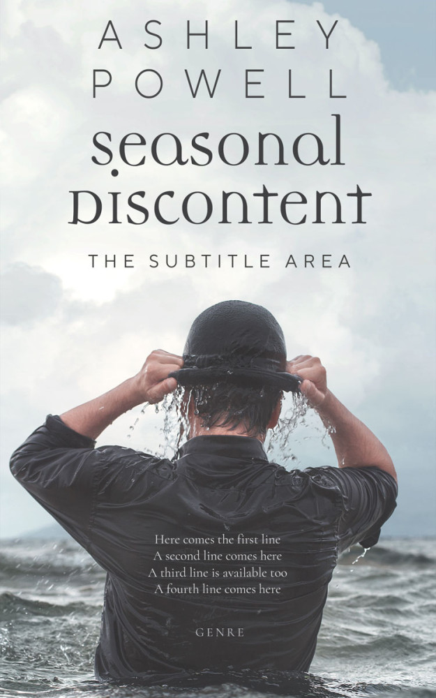 Front view of Ship Gray #4275 - Premade Abstract Book Cover