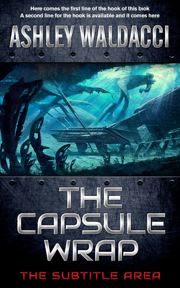 Front view of Big Stone #4293 - Premade Science Fiction Book Cover