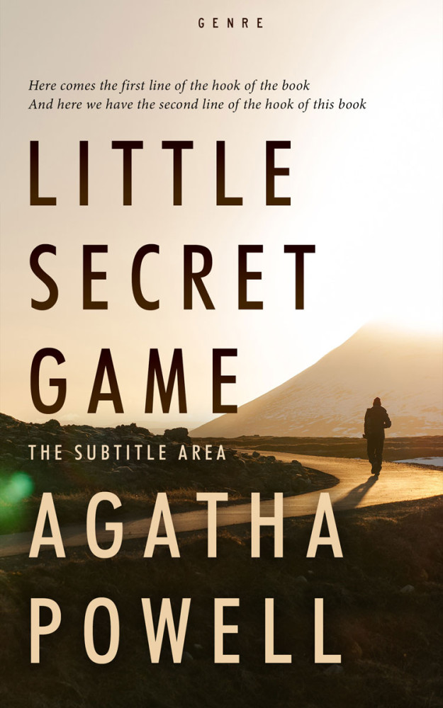 Front view of Stark White #4327 - Premade Mystery & Thriller & Suspense Book Cover