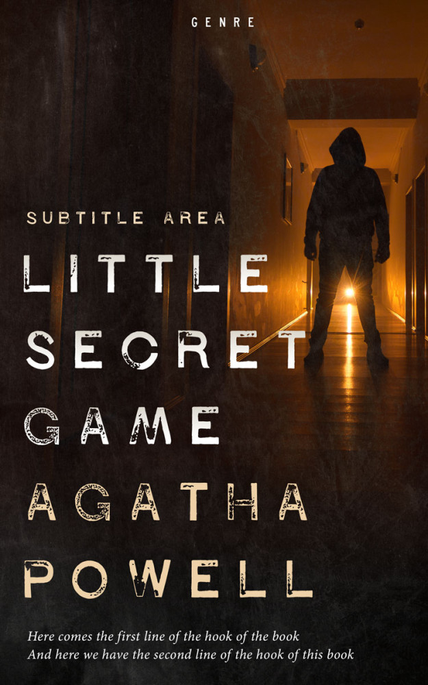 Front view of Night Rider #4334 - Premade Action & Adventure Book Cover