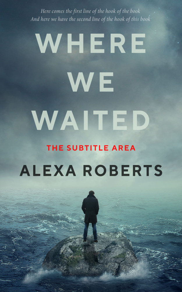 Front view of Slate Gray #4354 - Premade Mystery & Thriller & Suspense Book Cover