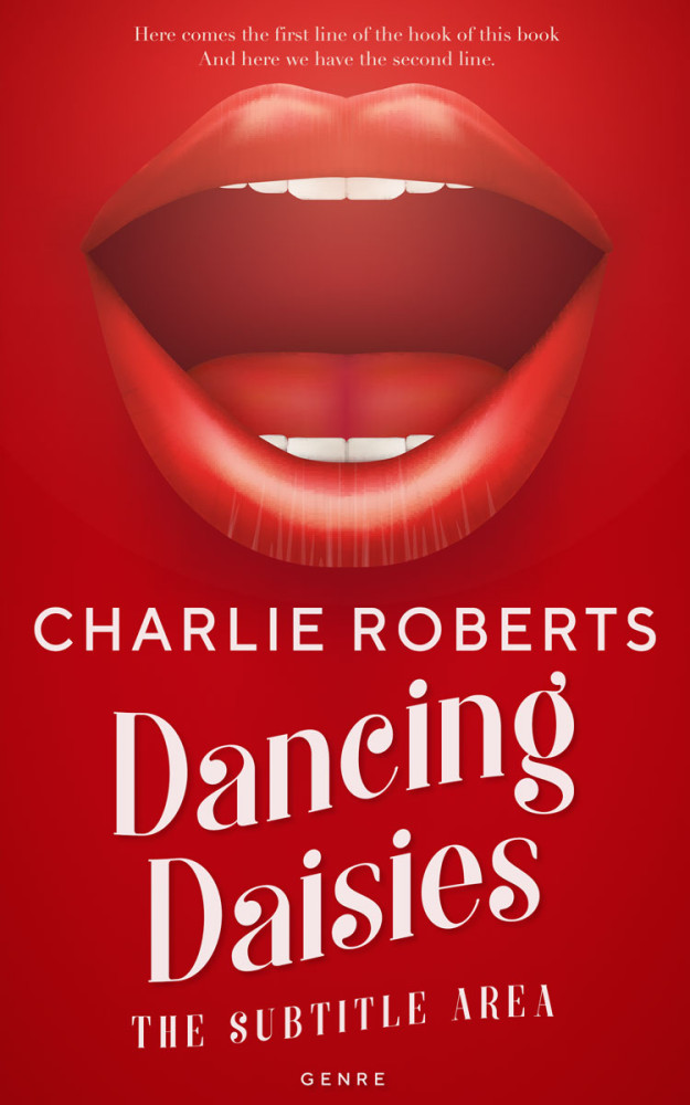 Front view of Tamarillo #4381 - Premade Erotica Book Cover