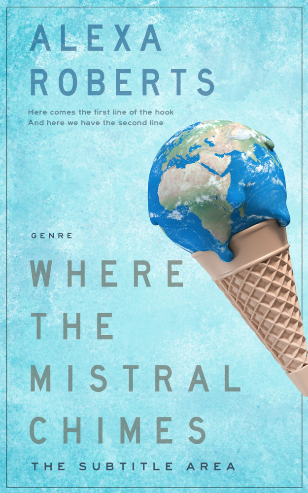 Front view of Morning Glory #4388 - Premade Mystery & Thriller & Suspense Book Cover