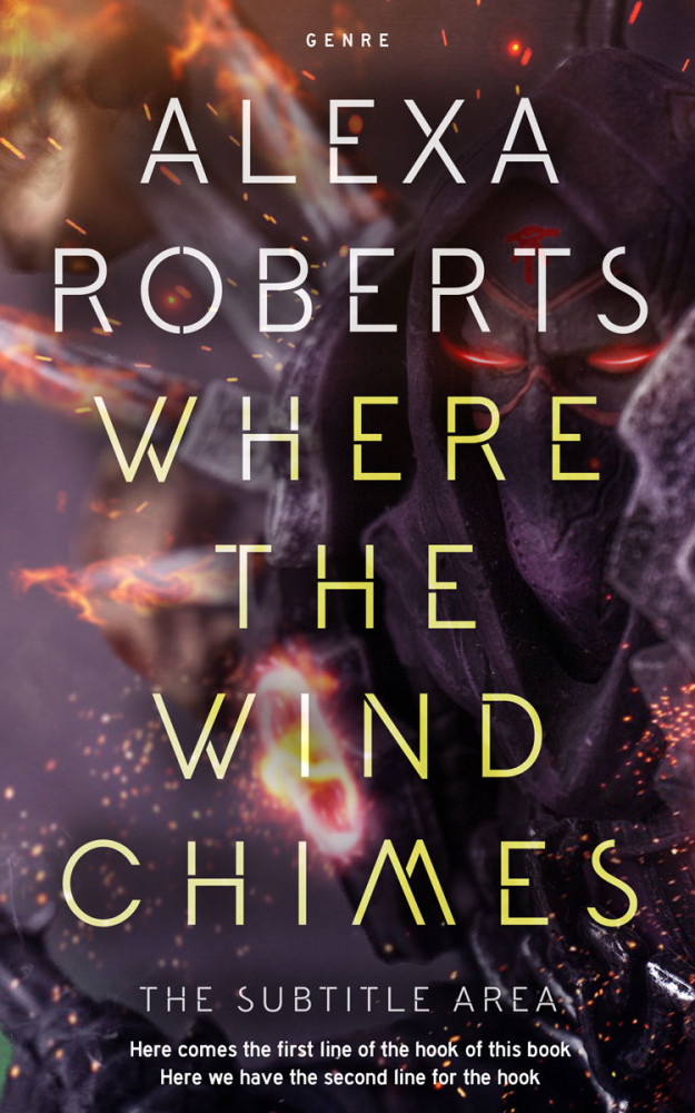 Front view of Thunder #4438 - Premade Science Fiction Book Cover