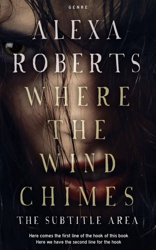 Front view of Thunder #4442 - Premade Horror Book Cover | BookCoverZone