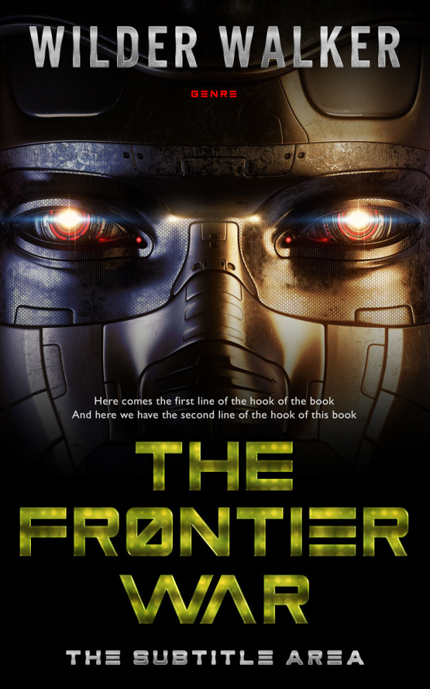 Front view of Mongoose #4460 - Premade Science Fiction Book Cover